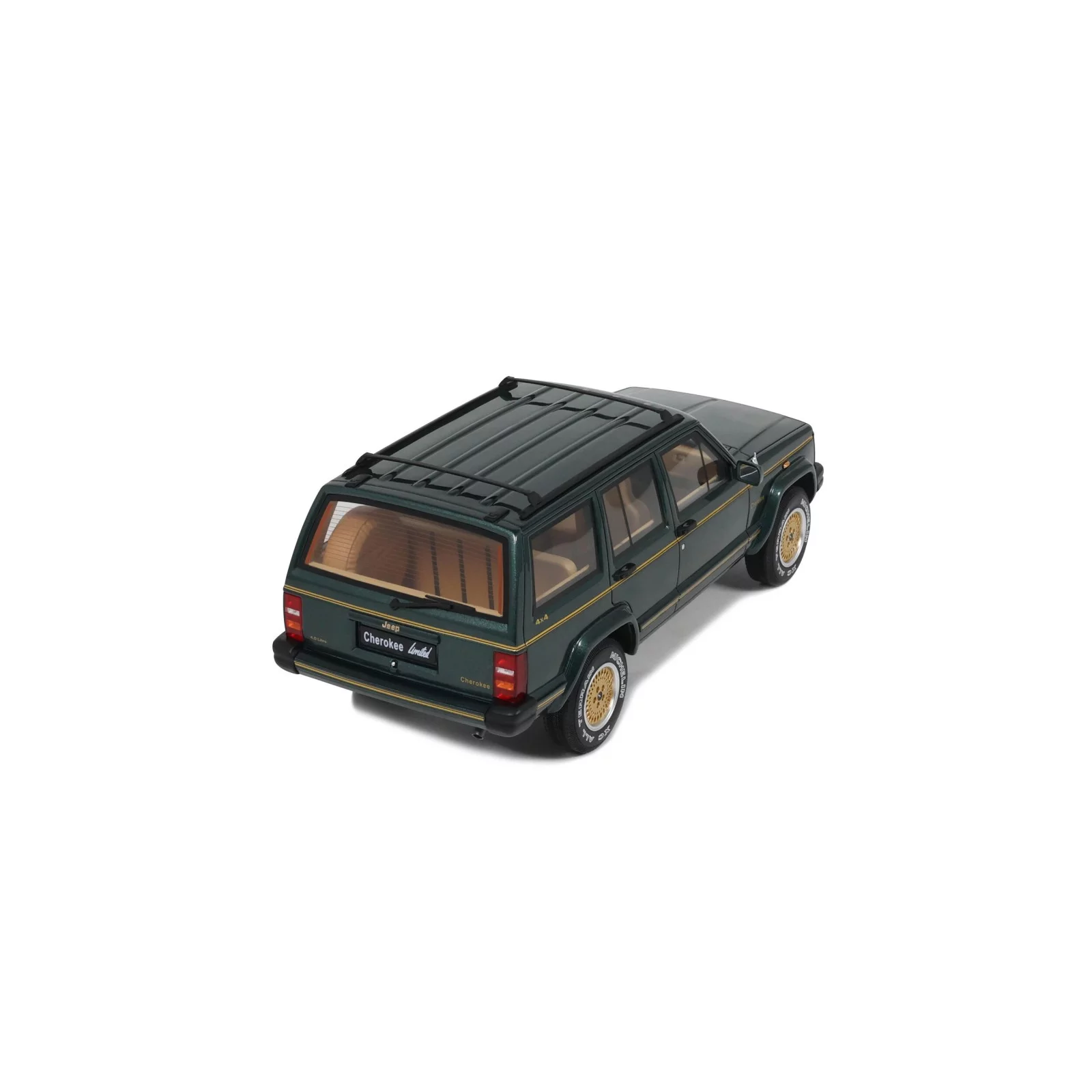 Jeep Cherokee XJ Limited 1/18 dark hunter green 1995 Otto OT 1340 - obrazek 6
