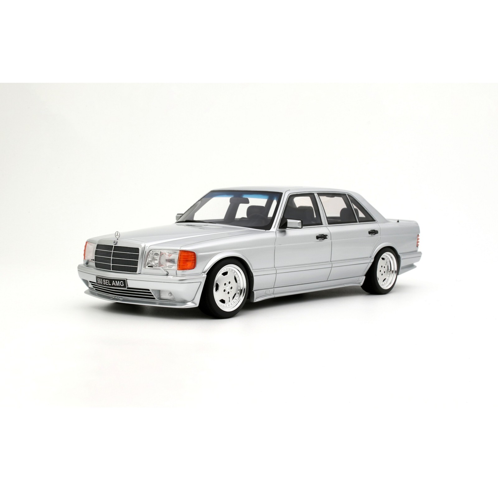 MERCEDES BENZ 560 W126 6.0 SEL AMG BRILLIANT SILVER 1989 1/18 OTTO OT1251