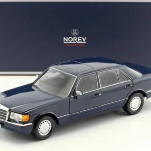 Norev Mercedes-Benz 1:18 560 SEL W126 1985-1991 ciemnoniebieski 183465 edycja limitowana