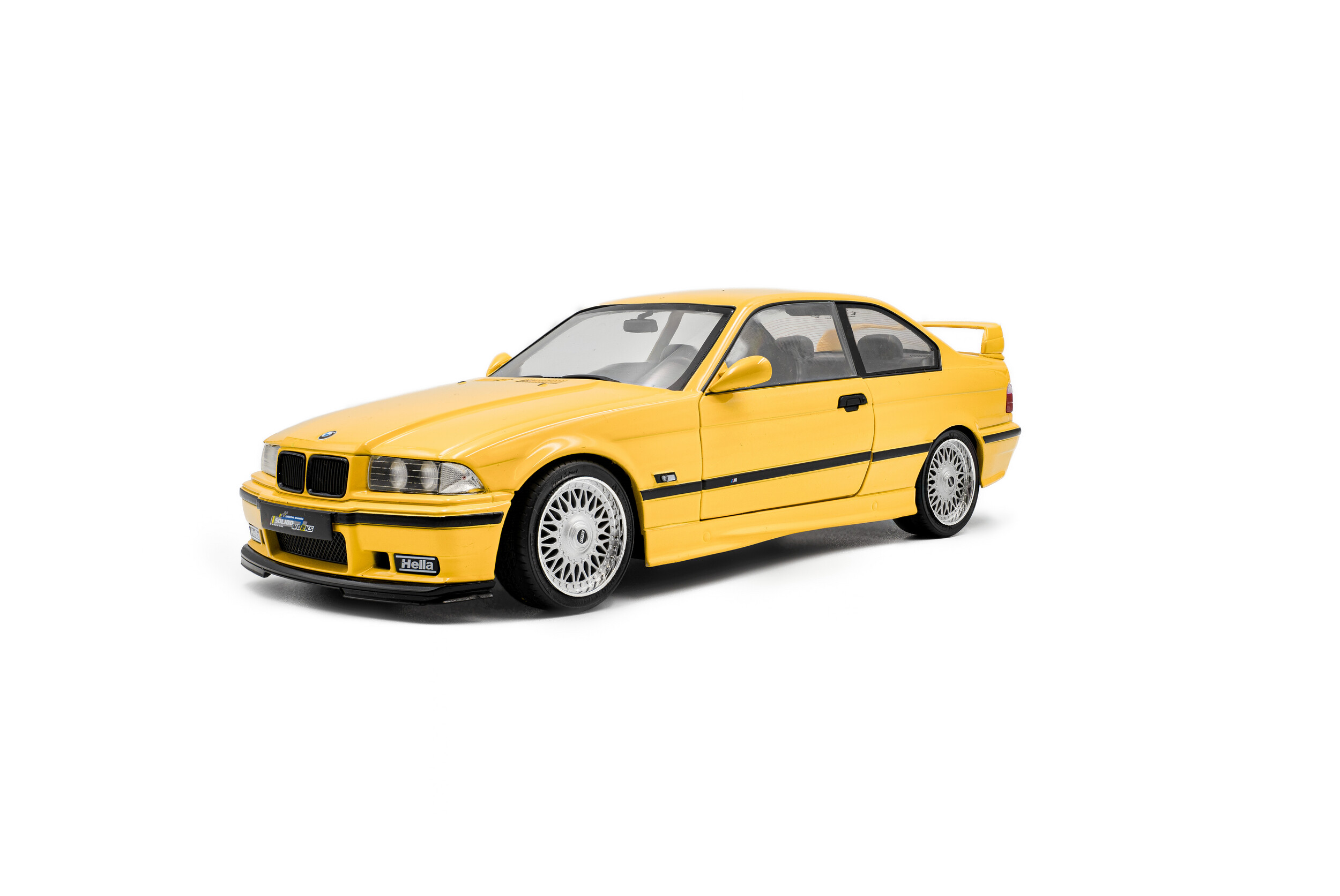 BMW E36 COUPE M3 1/18 SOLIDO WORKS DAKAR YELLOW 1991 S1803917