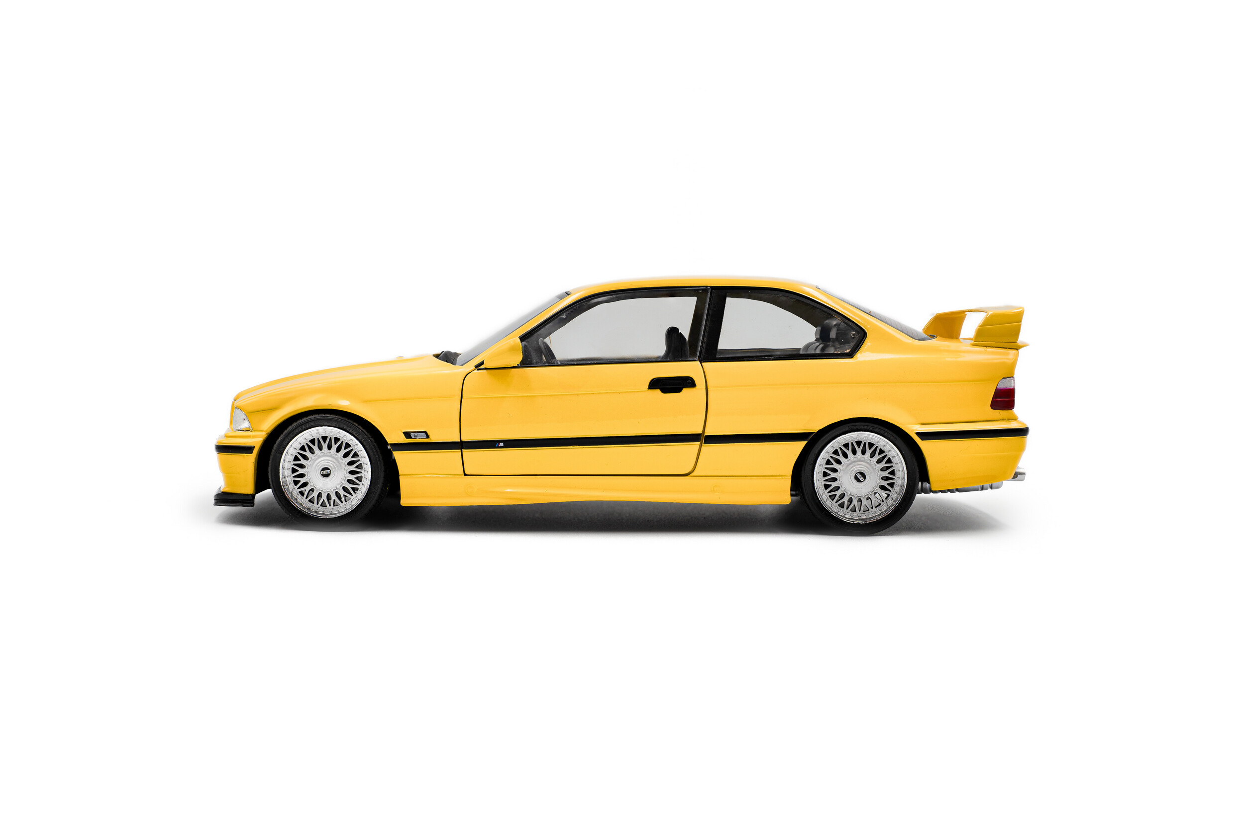 BMW E36 COUPE M3 1/18 SOLIDO WORKS DAKAR YELLOW 1991 S1803917 - obrazek 3