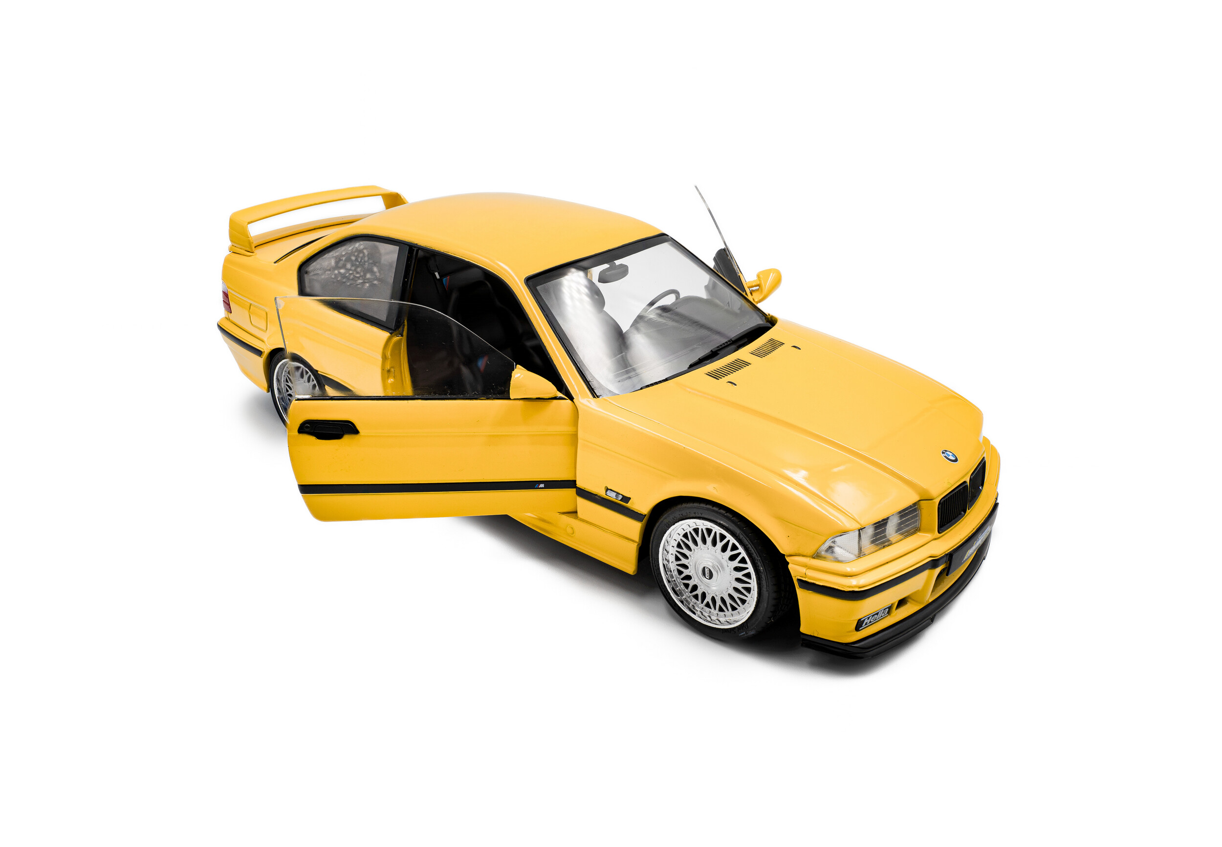 BMW E36 COUPE M3 1/18 SOLIDO WORKS DAKAR YELLOW 1991 S1803917 - obrazek 8