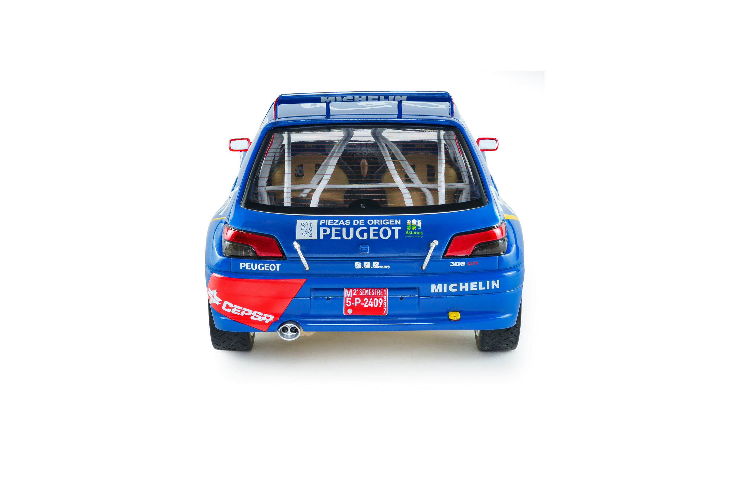 Peugeot 306 Maxi – Rajd Avilès – 1997 – #2 J.Azcona / J.Billmaier SOLIDO 1/18 S1808309 - obrazek 4