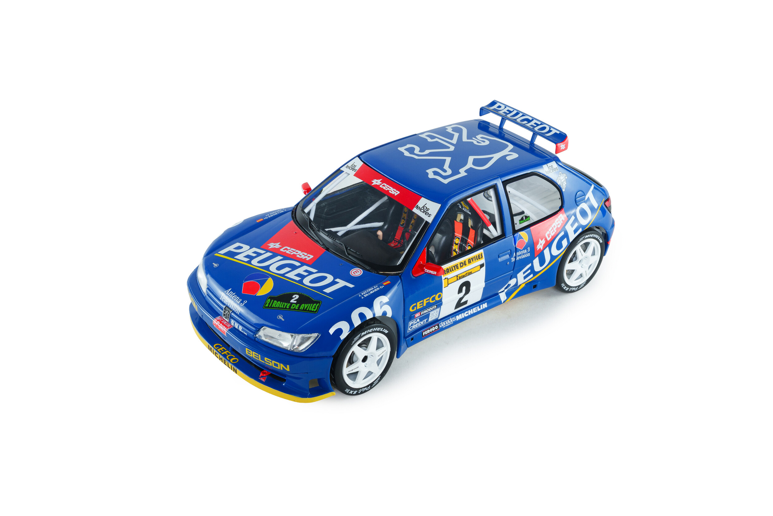 Peugeot 306 Maxi – Rajd Avilès – 1997 – #2 J.Azcona / J.Billmaier SOLIDO 1/18 S1808309 - obrazek 9