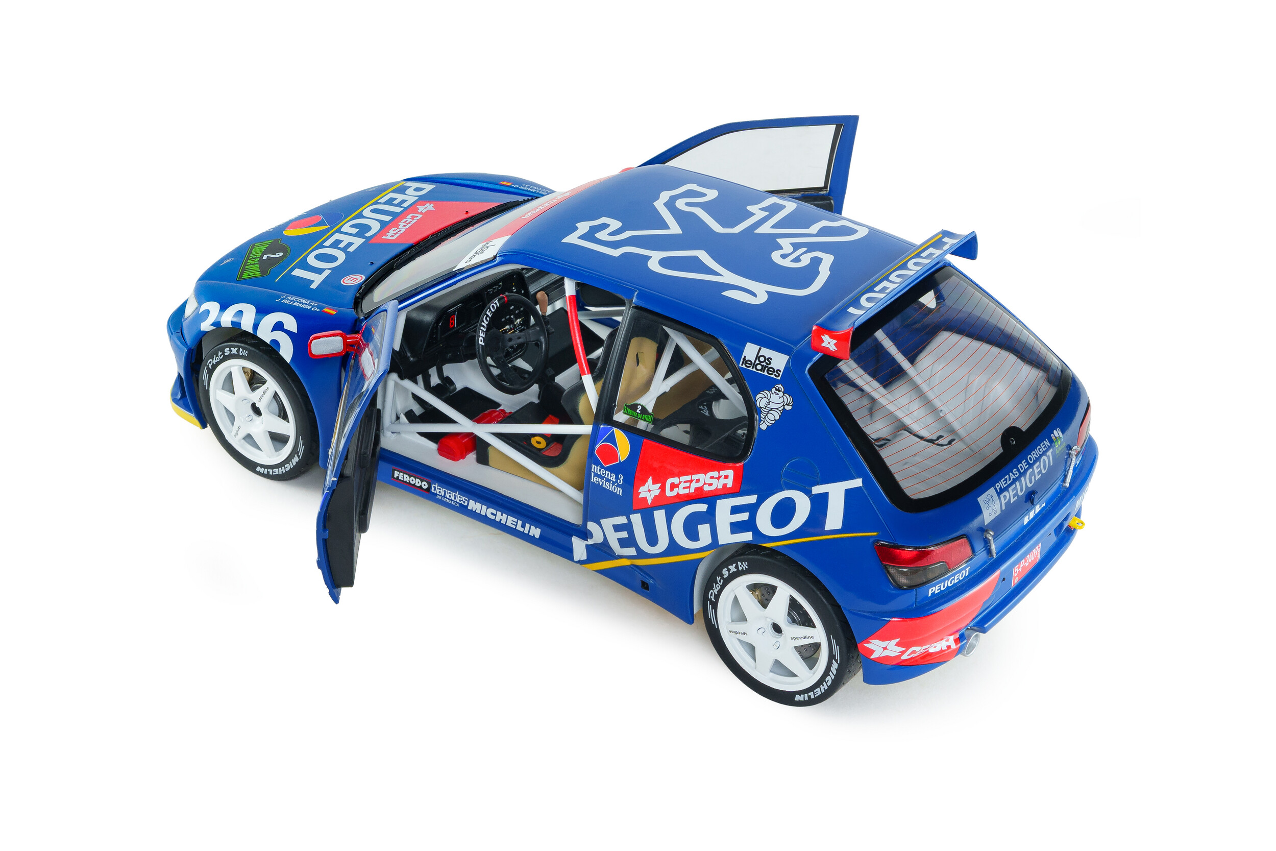 Peugeot 306 Maxi – Rajd Avilès – 1997 – #2 J.Azcona / J.Billmaier SOLIDO 1/18 S1808309 - obrazek 10