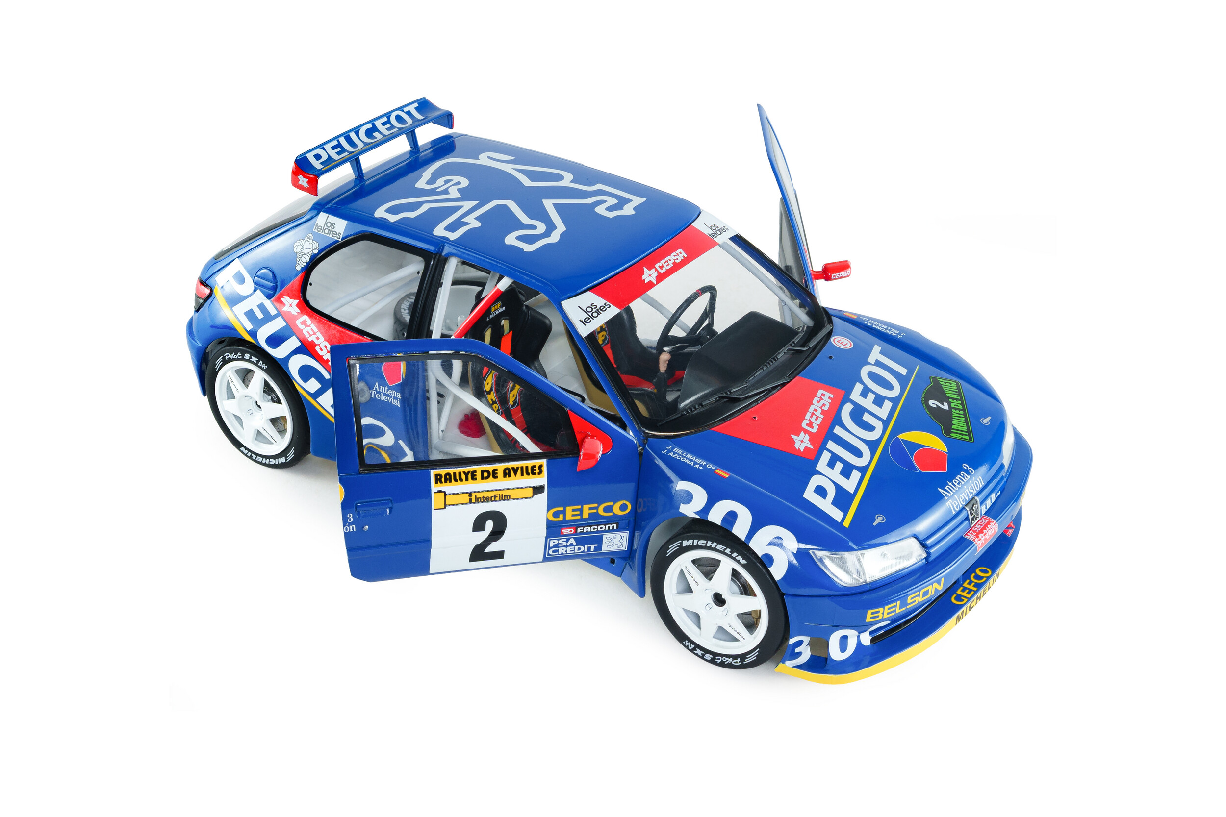 Peugeot 306 Maxi – Rajd Avilès – 1997 – #2 J.Azcona / J.Billmaier SOLIDO 1/18 S1808309 - obrazek 11