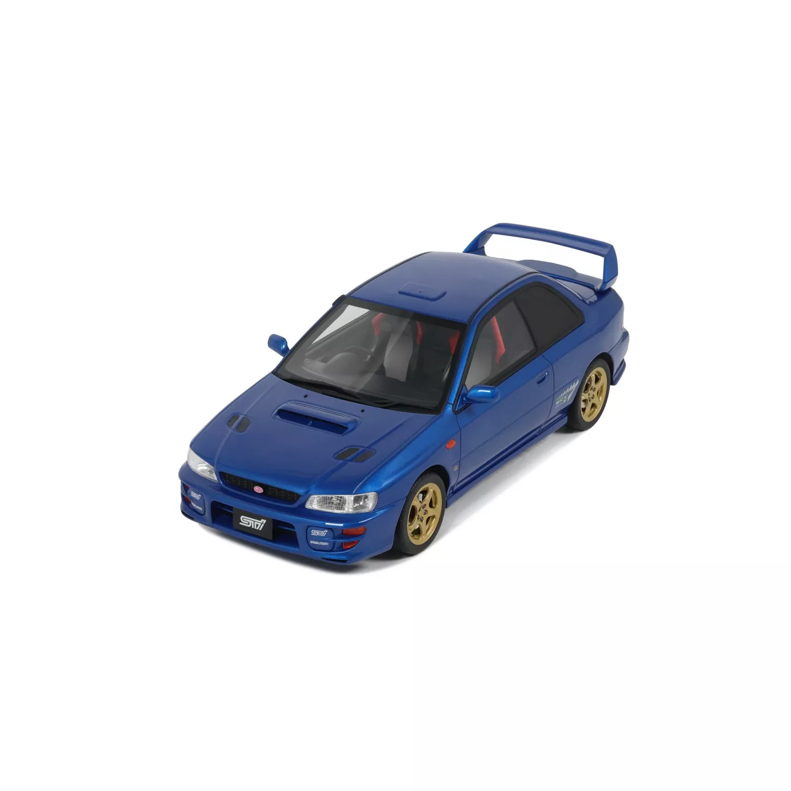 Subaru Impreza WRX TYPE R STI 1/18 VER. V LIMITED SONIC BLUE 1999 OTTO OT1249 - obrazek 5