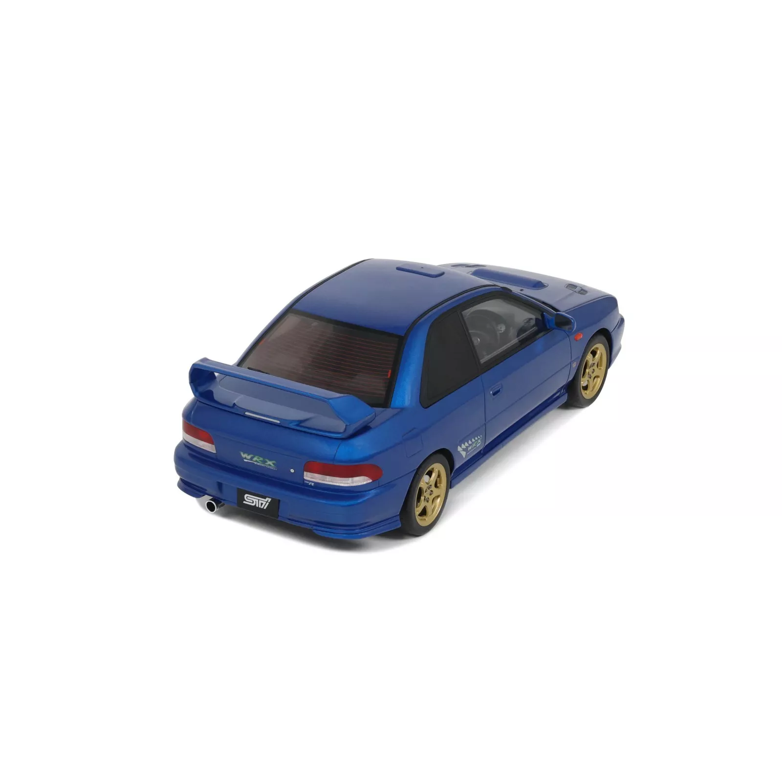 Subaru Impreza WRX TYPE R STI 1/18 VER. V LIMITED SONIC BLUE 1999 OTTO OT1249 - obrazek 6