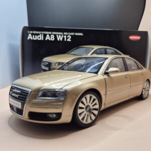Audi A8 D3 W12 1/18 Kyosho 09212v złoty