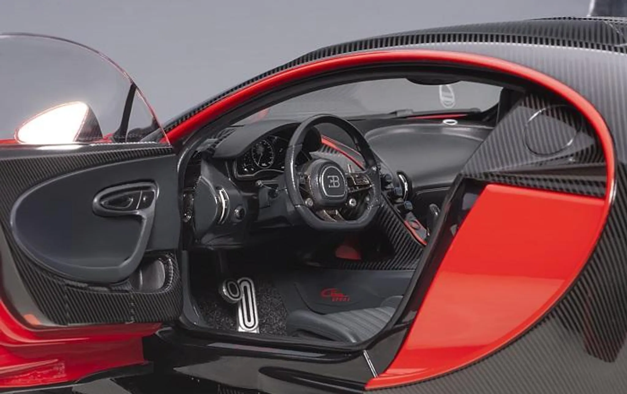 Autoart 70996 Bugatti Chiron 2019 w kolorze rot carbon, skala 1:18 - obrazek 5