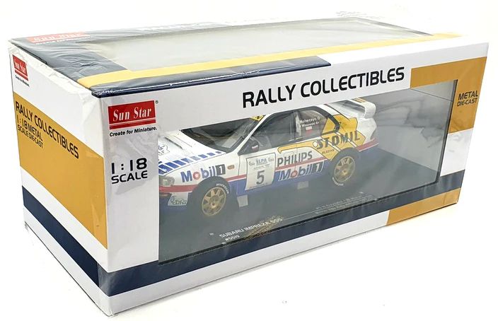 SUBARU Impreza 555 #5 K.Holowczyc M.Wisławski Elpa Rally STOMIL 1997 1/18 SUN STAR SUN5519 - obrazek 6