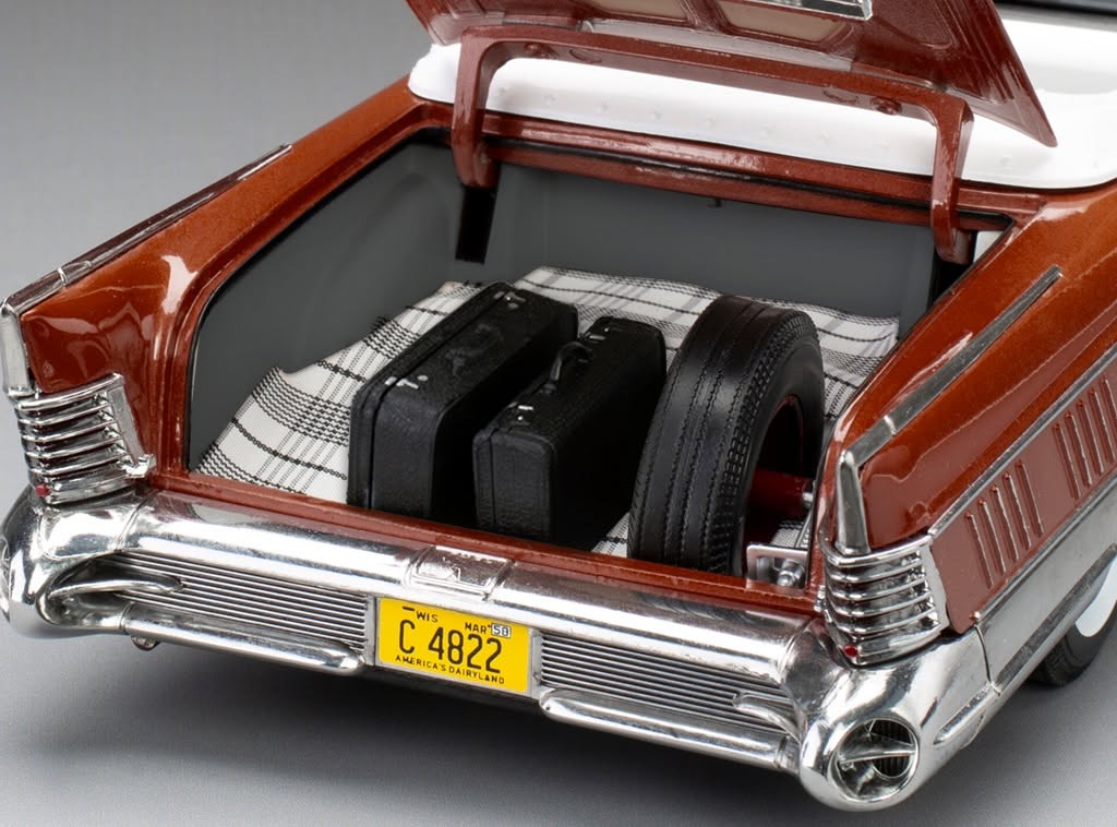 Buick Limited Riviera Open Convertible 1958 granatowa czerwień 1/18 SunStar sun4822 - obrazek 3
