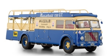 CMC M097 Maserati AUTOTRANSPORTER Typ Fiat 642 RN2 Bartoletti 1957 1:18