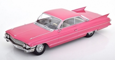 KK181254 Cadillac Series 62 Coupe DeVille 1961 1/18 różowy kk scale