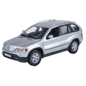 Bmw X5 e53 srebrny  model 1:24 Motormax 73254