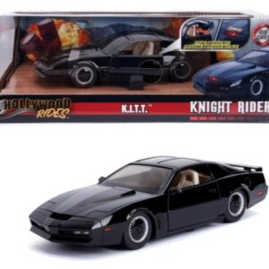 Knight Rider Model samochodu Pontiac Trans AM z 1982 1:24 CzarnyCJADA 9330086314R00