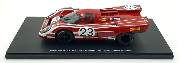 KKDC181261 Porsche 917K zwycięzca 70 Le Mans Herrmann #23 Red 1/18 kkscale - obrazek 3