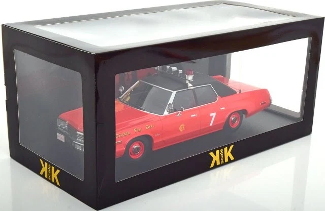 Dodge Monaco 1974 Chicago Fire Department 1/18 Czerwony kk scale KKDC181125 - obrazek 6