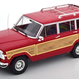 Jeep Grand Wagoneer w skali KK 1/18 z 1989 roku czerwony KKDC181112