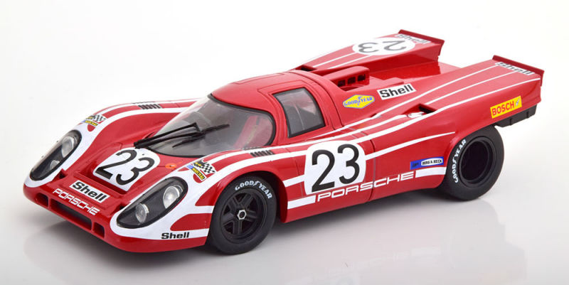 KKDC181261 Porsche 917K zwycięzca 70 Le Mans Herrmann #23 Red 1/18 kkscale