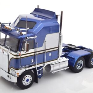 1:18 Road Kings Truck Kenworth K100 Aerodyne 1976 niebieski rk180144