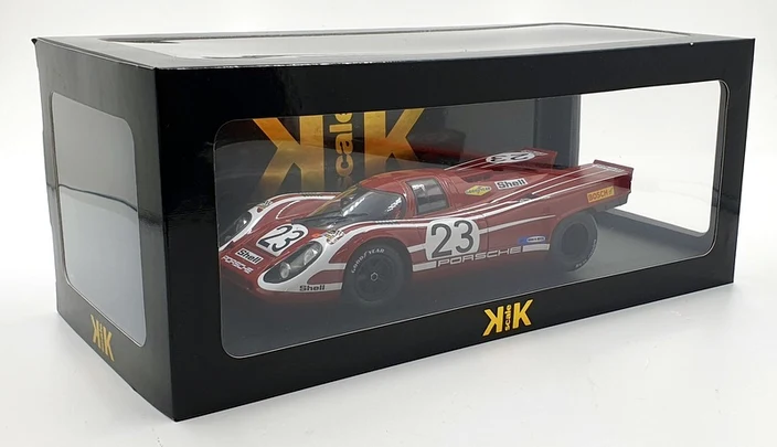 KKDC181261 Porsche 917K zwycięzca 70 Le Mans Herrmann #23 Red 1/18 kkscale - obrazek 4