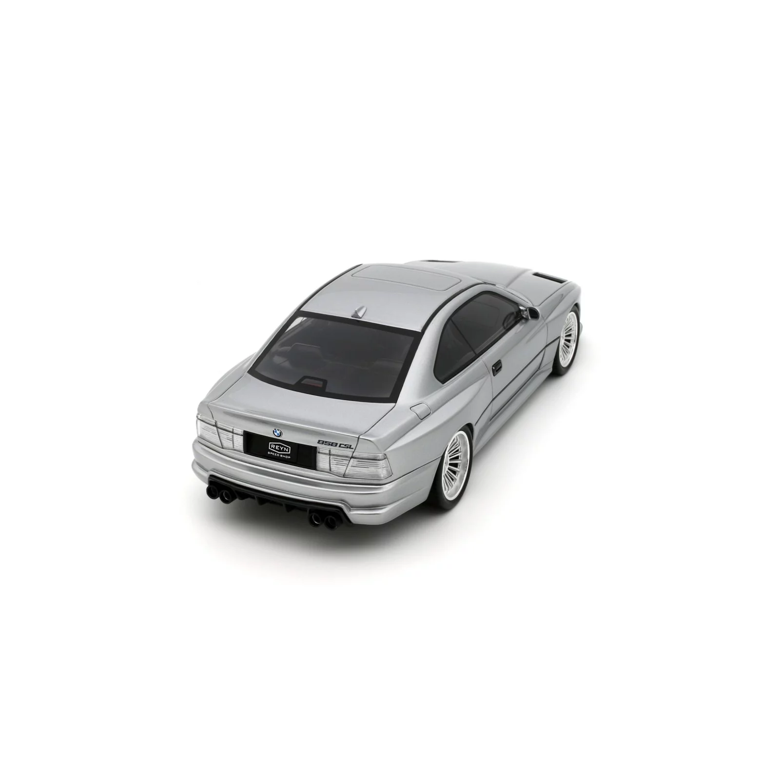 BMW E31 858CSL REYN SPEED SHOP DESIGNED BY JONSIBAL SILVER OTTO 1/18 OT1173 - obrazek 6