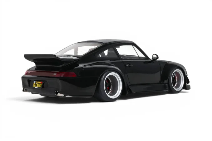 Porsche 911 993 RWB Czarny GT Spirit 1:18 GT587 - obrazek 3