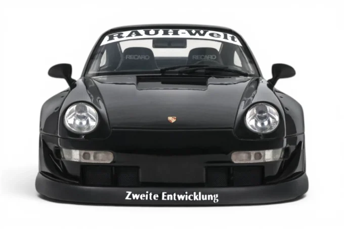 Porsche 911 993 RWB Czarny GT Spirit 1:18 GT587 - obrazek 5