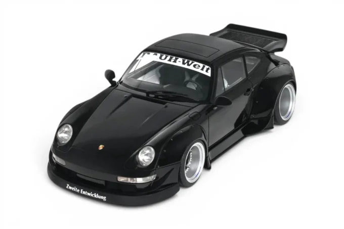 Porsche 911 993 RWB Czarny GT Spirit 1:18 GT587 - obrazek 6