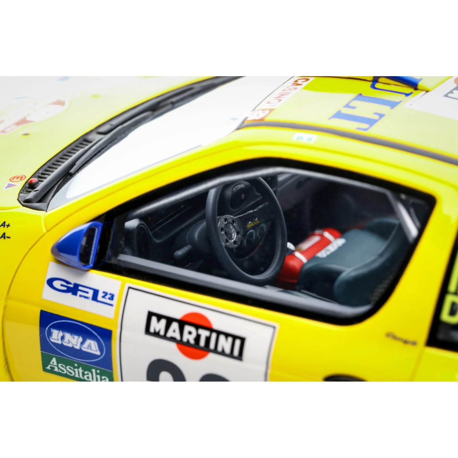 Renault Megane Maxi RALLY Yellow SAN REMO 1998 1/18 OTTO OT1195 - obrazek 9