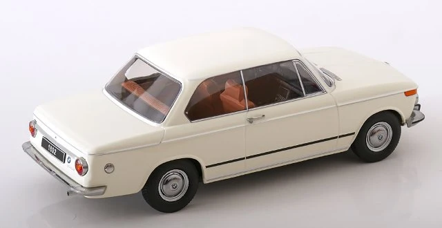 BMW 1802 1-SERIES FACELIFT (RESTYLING) 1971 WHITE KK-SCALE 1:18 kkdc181312 - obrazek 2