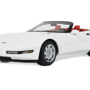 CHEVROLET CORVETTE C4 CONVERTIBLE ARCTIC WHITE 1995 1/18 GT SPIRIT GT580