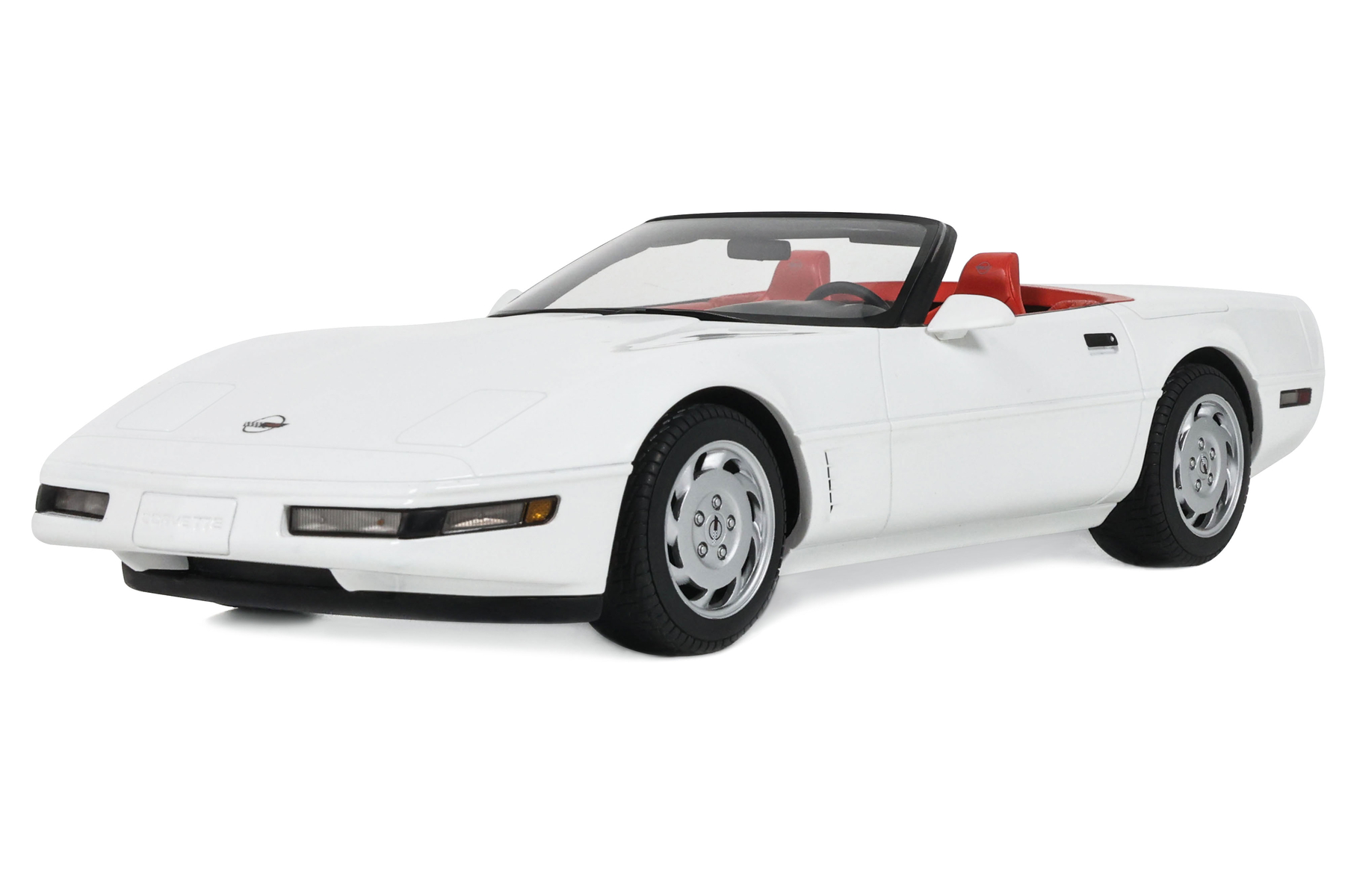 CHEVROLET CORVETTE C4 CONVERTIBLE ARCTIC WHITE 1995 1/18 GT SPIRIT GT580