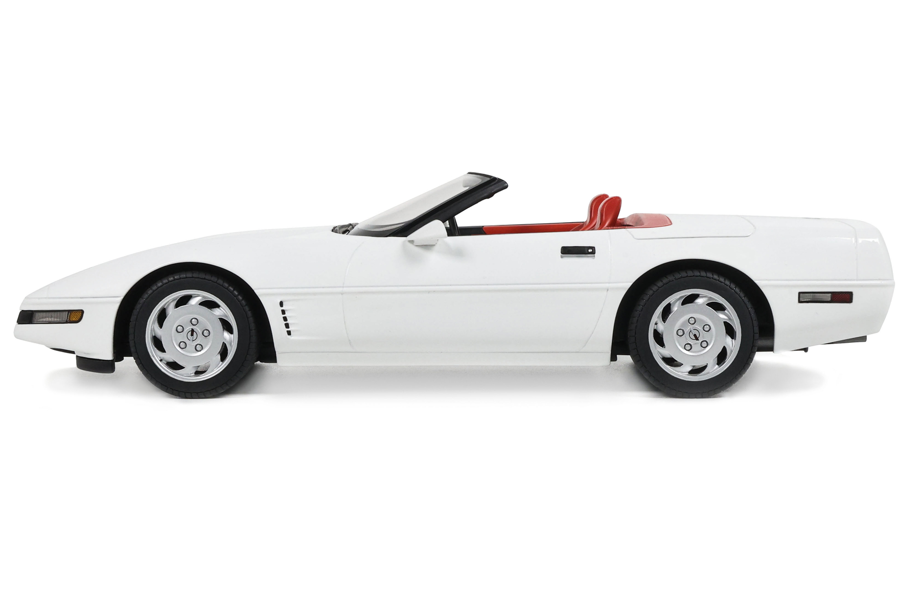 CHEVROLET CORVETTE C4 CONVERTIBLE ARCTIC WHITE 1995 1/18 GT SPIRIT GT580 - obrazek 3