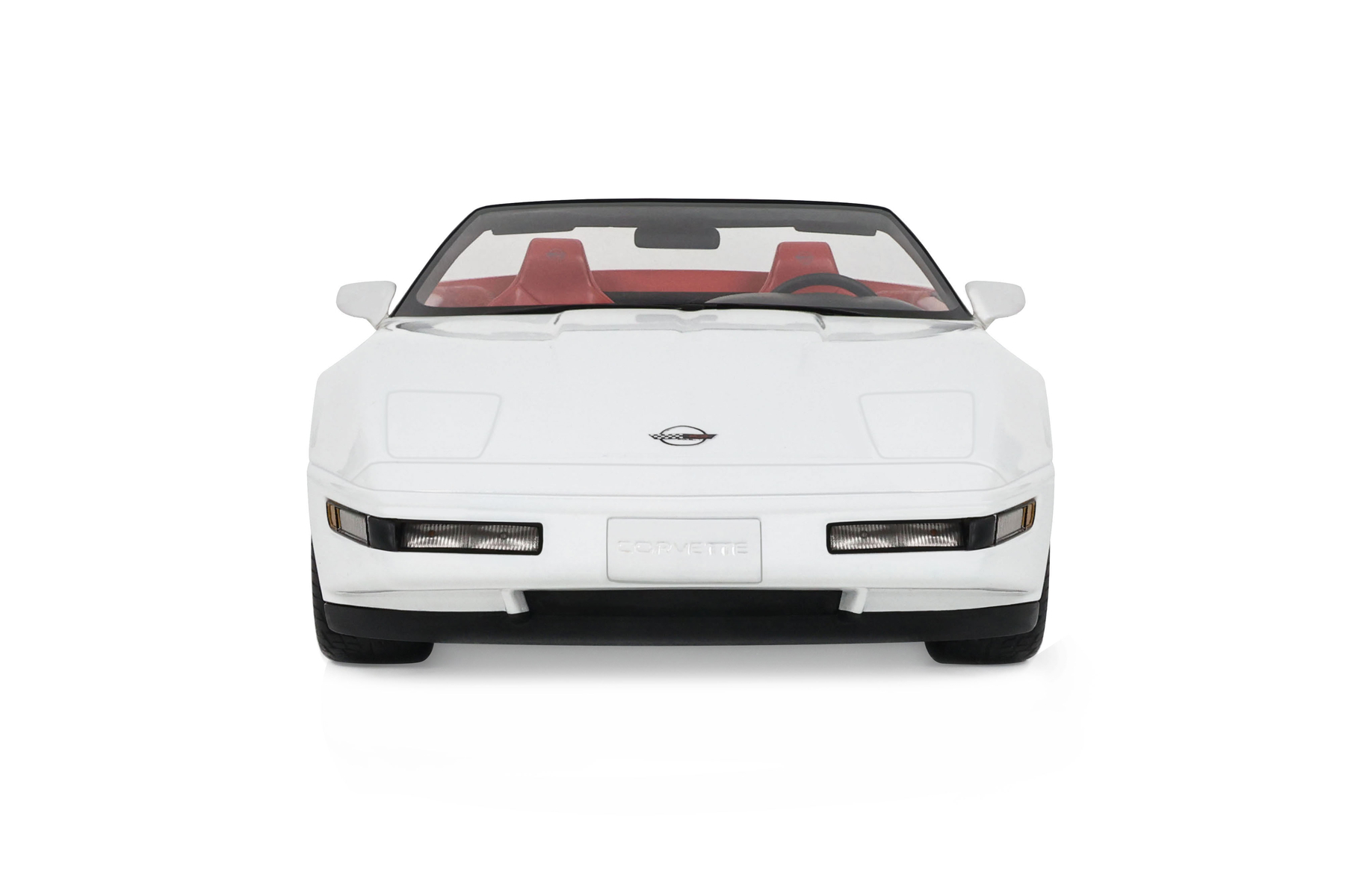CHEVROLET CORVETTE C4 CONVERTIBLE ARCTIC WHITE 1995 1/18 GT SPIRIT GT580 - obrazek 4