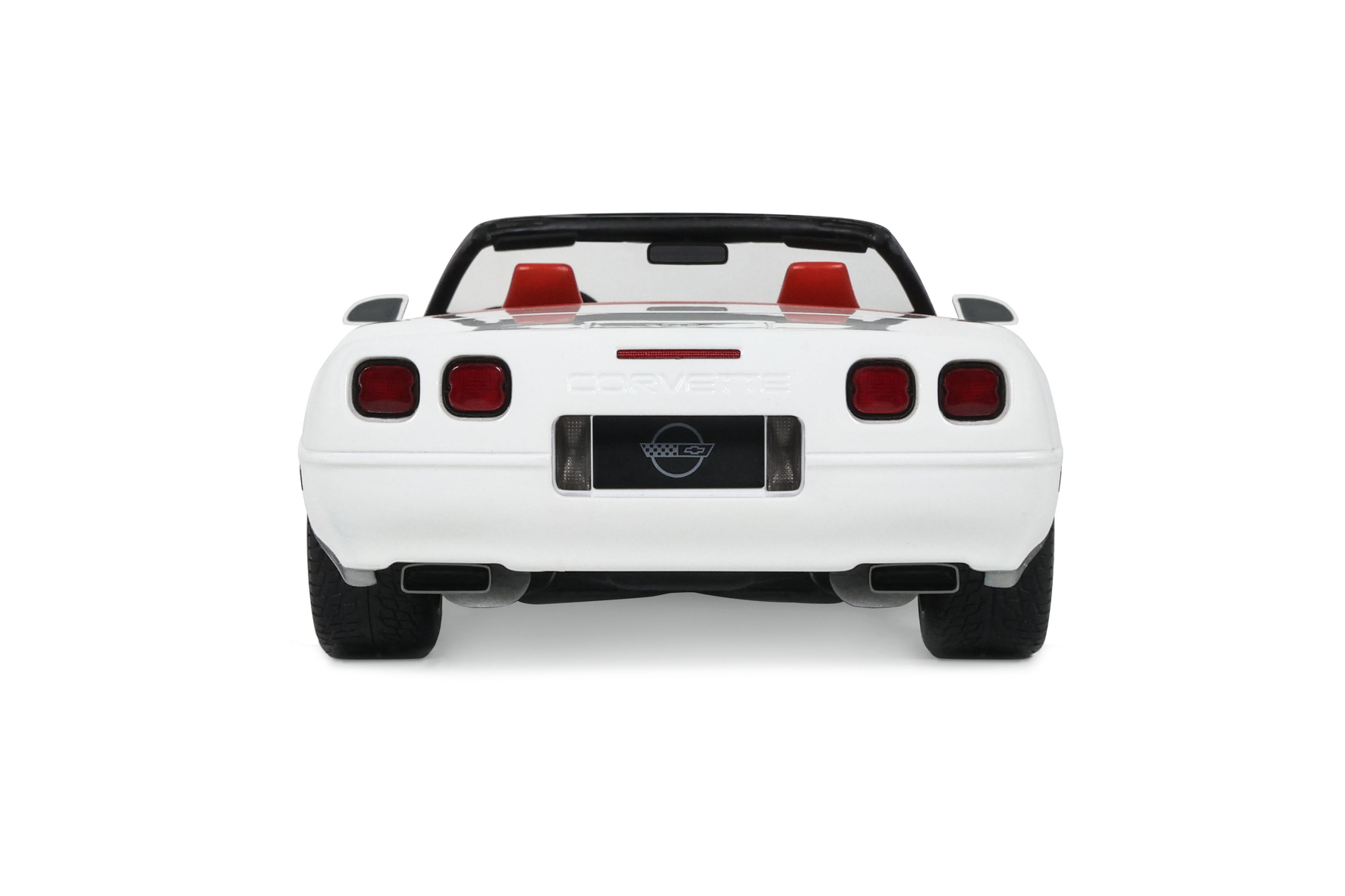 CHEVROLET CORVETTE C4 CONVERTIBLE ARCTIC WHITE 1995 1/18 GT SPIRIT GT580 - obrazek 5