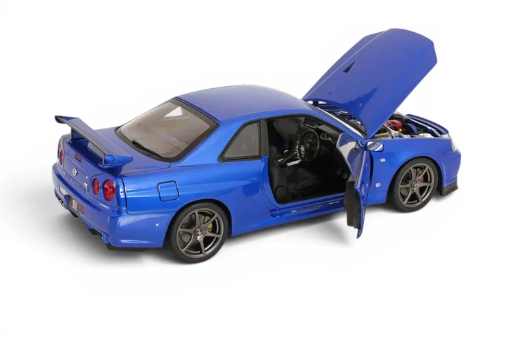 Nissan Skyline GT-R R34 V-Spec II (2001) 1:12 KK SCALE KKDC120211-1 - obrazek 4