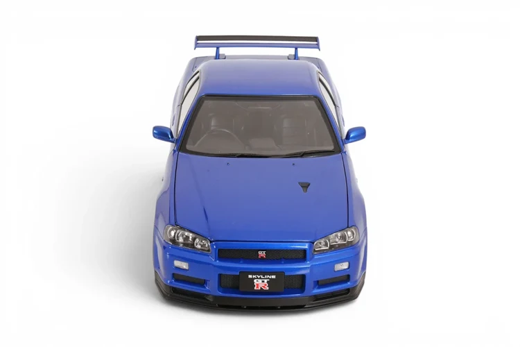 Nissan Skyline GT-R R34 V-Spec II (2001) 1:12 KK SCALE KKDC120211-1 - obrazek 6