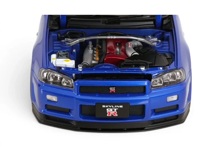 Nissan Skyline GT-R R34 V-Spec II (2001) 1:12 KK SCALE KKDC120211-1 - obrazek 8