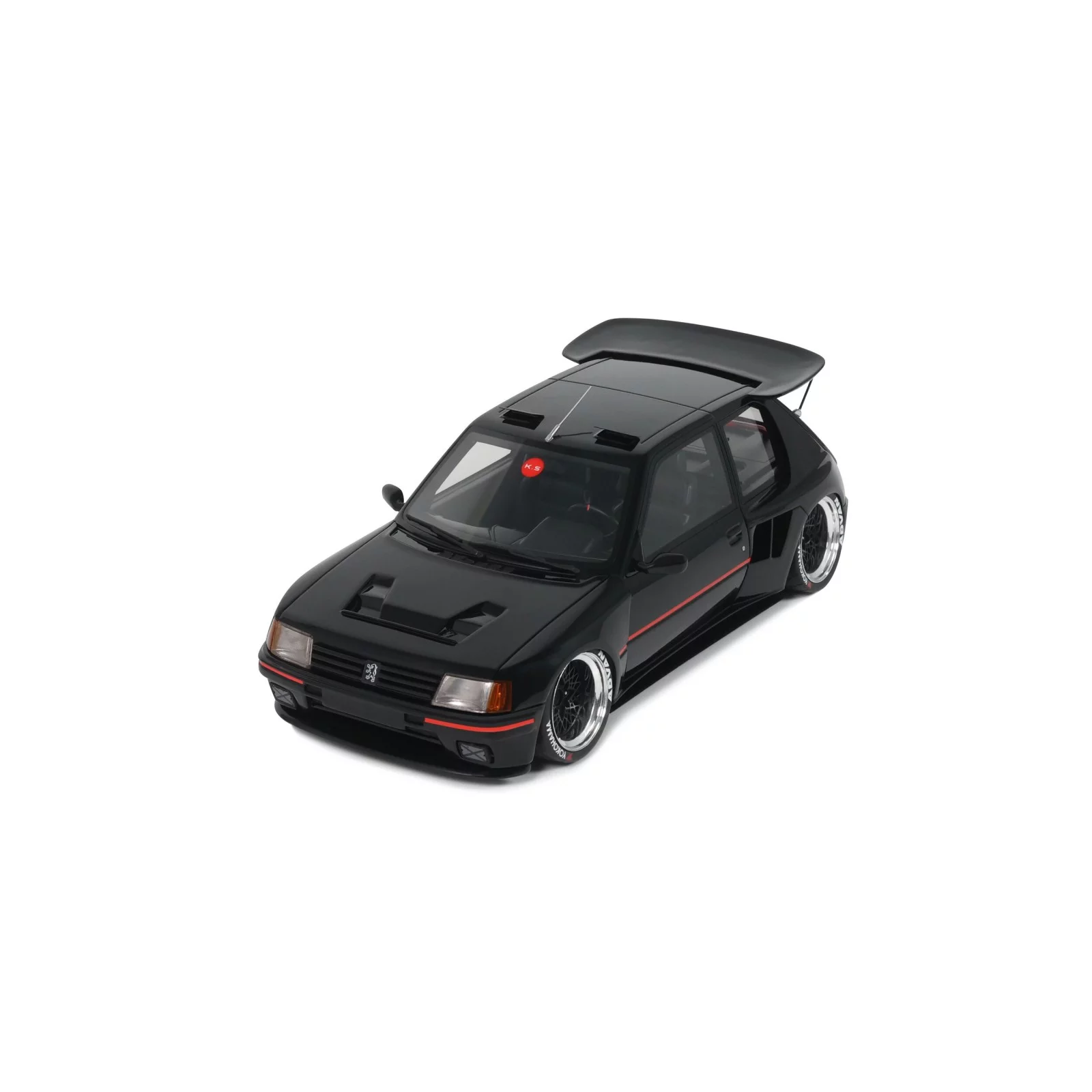 Peugeot 205 Khyzyl Saleem 2018 czarny 1/18 otto ot1257 - obrazek 5