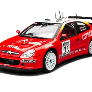 Citroën Xsara WRC #21, Loeb/Elena, vítězové Rally Deutschland 2002, 1:18 Sun Star 4474