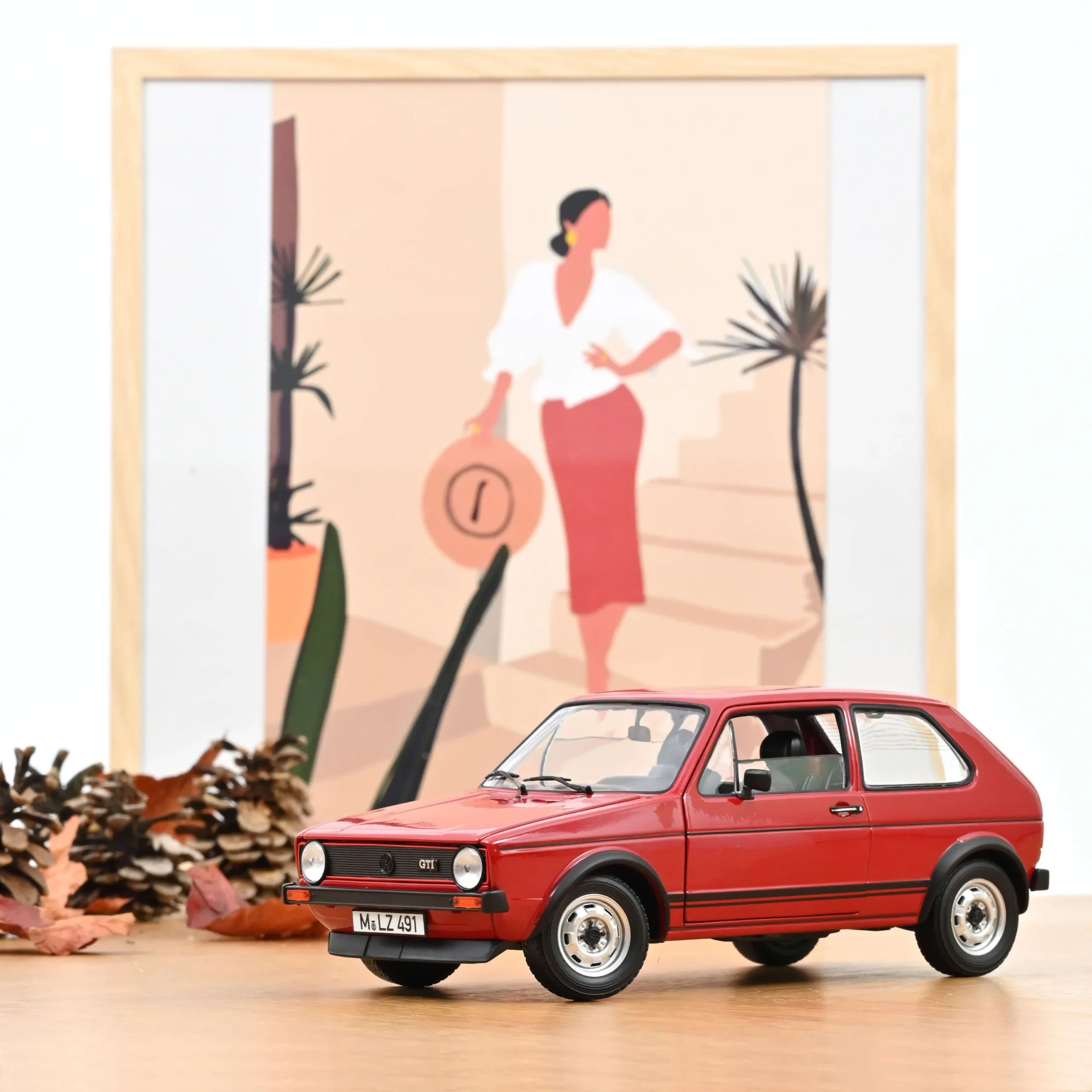 Volkswagen Golf I GTI Mk1 Czerwony Norev 1:18 188472