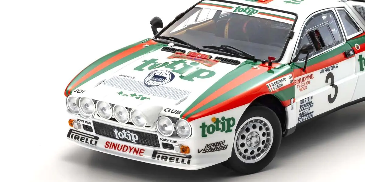 LANCIA 037 TOTIP N 3 RALLY ISOLA D'ELBA 1985 D.CERRATO CERRI KYOSHO 1:18 kyo0836g0