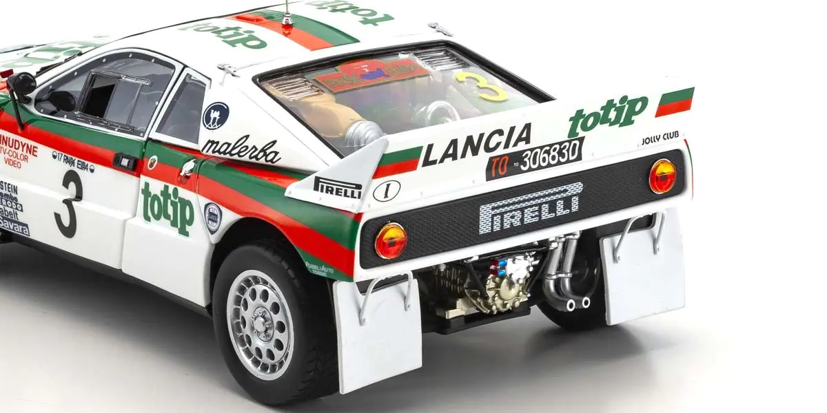LANCIA 037 TOTIP N 3 RALLY ISOLA D'ELBA 1985 D.CERRATO CERRI KYOSHO 1:18 kyo0836g0 - obrazek 3