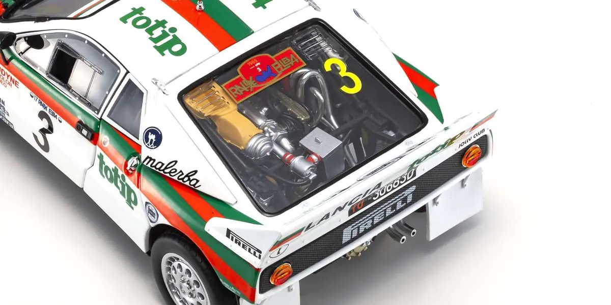 LANCIA 037 TOTIP N 3 RALLY ISOLA D'ELBA 1985 D.CERRATO CERRI KYOSHO 1:18 kyo0836g0 - obrazek 5