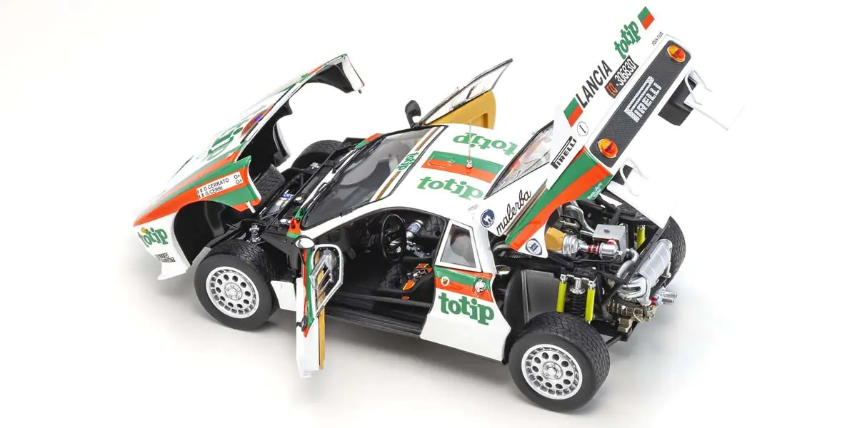 LANCIA 037 TOTIP N 3 RALLY ISOLA D'ELBA 1985 D.CERRATO CERRI KYOSHO 1:18 kyo0836g0 - obrazek 6