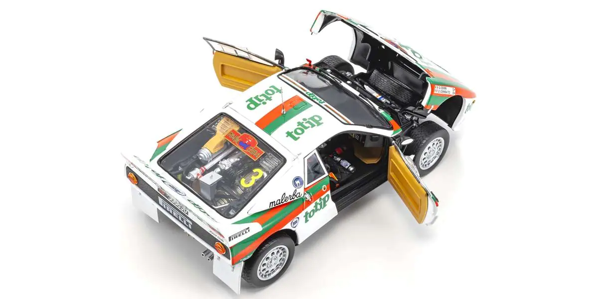 LANCIA 037 TOTIP N 3 RALLY ISOLA D'ELBA 1985 D.CERRATO CERRI KYOSHO 1:18 kyo0836g0 - obrazek 7