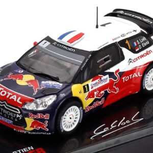EDICOLA 1/43 CITROEN DS3 WRC N1 ZWYCIĘZCA RAJDU FRANCJI 2012 LOEB ELENA SEBLOCOLL008