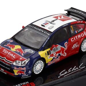 EDICOLA 1/43 CITROEN C4 WRC N1 ZWYCIĘZCA RAJDU TOUR DE CORS 2008 LOEB ELENA SEBLOCOLL004